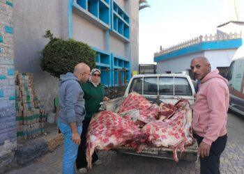 ضبط أكثر من 500 كيلوجرام لحوم غير صالحة للاستهلاك خلال حملة تفتيش في قويسنا