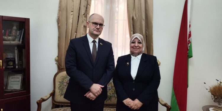 سفير جمهورية بيلاروس بمصر العربية، يلتقى بنائبة رئيس الهيئة المصرية للملكية الفكرية