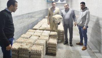 ضبط 70 ألف بيضة فاسدة قبل طرحها بالأسواق بالمنوفية