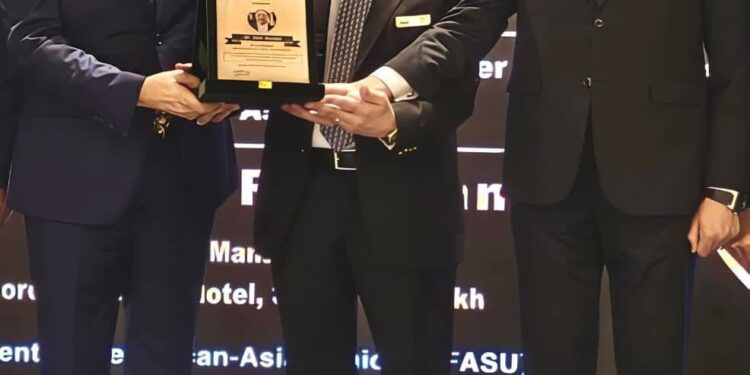 جائزة AFASU الذهبية للاتحاد الافرواسيوى تمنح لرواد السياحه العربيه والافريقيه