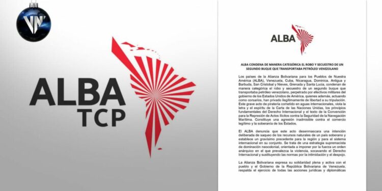 منظمة ألبا-تي سي بي ” تدين سرقة واختطاف” ناقلة نفط فنزويلية ثانية