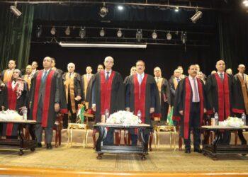 رئيس جامعة المنوفية والمحافظ يشهدان احتفال الجامعة بعيدها التاسع والأربعين ومسيرة العطاء والإنجاز التى تتجدد كل عام