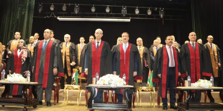 رئيس جامعة المنوفية والمحافظ يشهدان احتفال الجامعة بعيدها التاسع والأربعين ومسيرة العطاء والإنجاز التى تتجدد كل عام