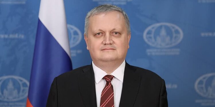 سفير روسيا في مصر جيورجي بوريسينكو يلقى كلمة بمناسبة رأس السنة الميلادية الجديدة