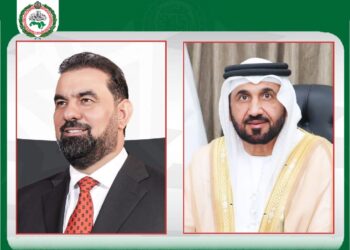 رئيس البرلمان العربي يهنئ هيبت الحلبوسي بمناسبة انتخابه رئيساً لمجلس النواب في جمهورية العراق