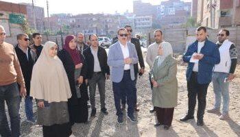 محافظ المنوفية يضع حجر الأساس لإنشاء دار المناسبات الجديدة بحى شرق شبين الكوم