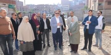 محافظ المنوفية يضع حجر الأساس لإنشاء دار المناسبات الجديدة بحى شرق شبين الكوم