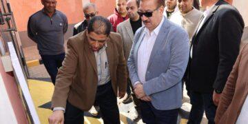 محافظ المنوفية يطلق شارة بدء التشغيل التجريبى لمشروع صرف صحى كفرقرشوم