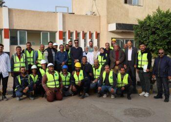 فودة رئيس شركة مياه القليوبية يتفقد محطة معالجة الصرف الصحي بكفر شكر