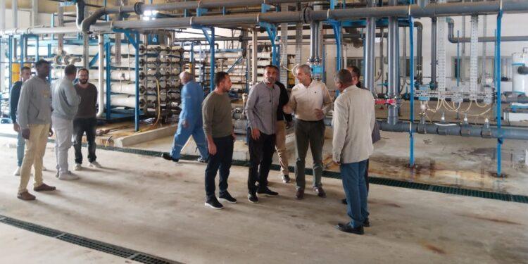 جوله تفقدية لرئيس شركة مياه البحر الأحمر لمحطات حلايب وابورماد