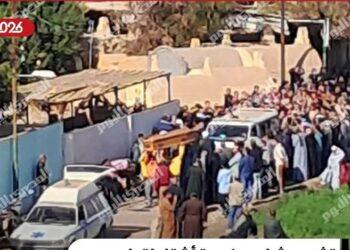 منطقة وعظ القليوبية تشارك في تشييع أشقاء ميت عاصم ببنها الخمسة ضحايا تسريب الغاز .