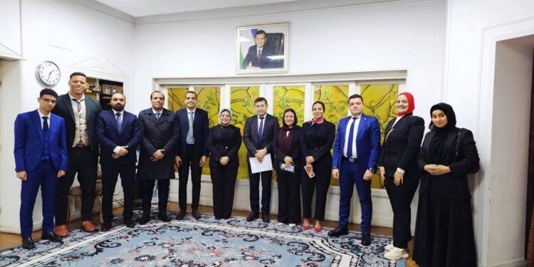 الجبهة الدبلوماسية المصرية تبحث آفاق التعاون الشبابي مع سفارة أوزبكستان.