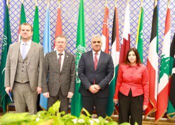 مرات جاتين مساعد رئيس جمهورية تتارستان بروسيا الاتحادية يزور جامعة الدول العربية