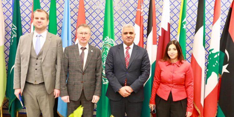 مرات جاتين مساعد رئيس جمهورية تتارستان بروسيا الاتحادية يزور جامعة الدول العربية