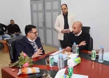 رئيس جامعة مدينة السادات يستقبل عضو مجلس الشيوخ ورئيس مجلس أمناء مدينة السادات لبحث سبل التعاون المشترك