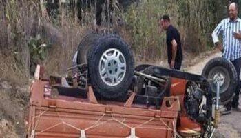 مصرع شاب فى حادث تصادم تروسيكل بدراجة نارية فى المنوفية