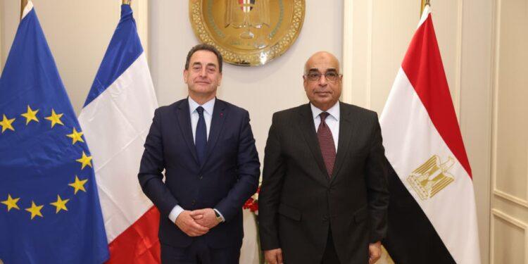 وزير العدل يستقبل سفير جمهورية فرنسا بالقاهرة