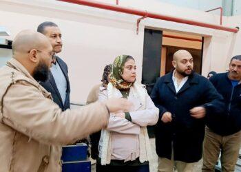 مدير فرع القليوبية للتأمين الصحي تتفقد أعمال التطوير و التجديدات الجارية بعيادة بهتيم والمخازن الرئيسية