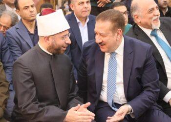 وزير الأوقاف ومحافظ المنوفية يفتتحان مسجد قباء بقويسنا