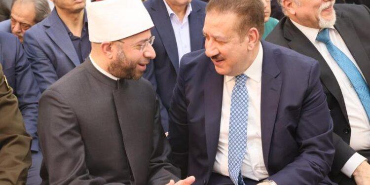 وزير الأوقاف ومحافظ المنوفية يفتتحان مسجد قباء بقويسنا