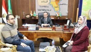محافظ المنوفية يستعرض آخر مستجدات الموقف الحالي للأحوزة