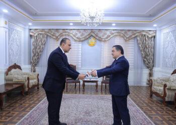 سفير مصر فى طاجيكستان يقدم أوراق اعتماده