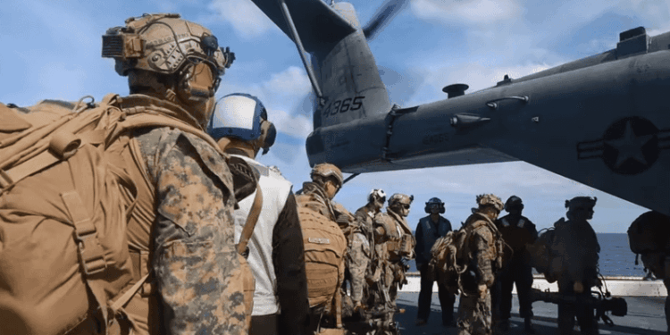 واشنطن ترسل 2200 من مشاة البحرية إلى الشرق الأوسط