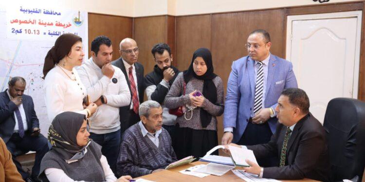 محافظ القليوبية يعقد اللقاء الجماهيري بالخصوص لحل مشكلات مواطني مدن الخصوص والخانكة وشبين القناطر