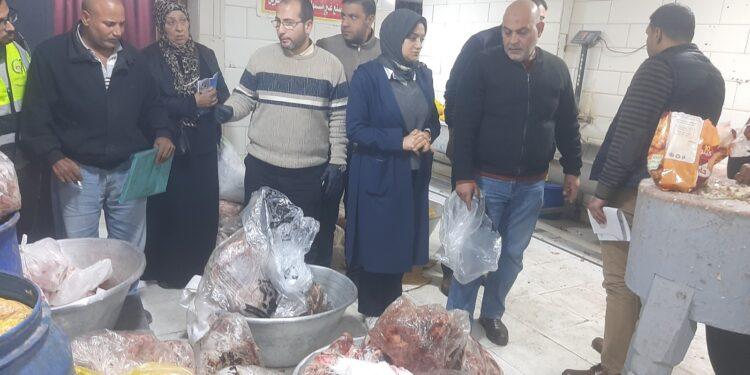 ضبط 5.5 طن لحوم فاسدة داخل منشأة غير مرخصة بالخانكة