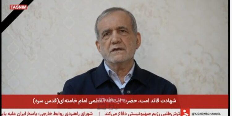 الرئيس الإيراني: مجلس القيادة المؤقت قد بدأ عمله ( فيديو ).