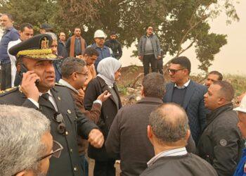 محافظ القليوبية يتابع بقعة زيت بترعة الإسماعيلية و تحركً لوقف مصدر التلوث