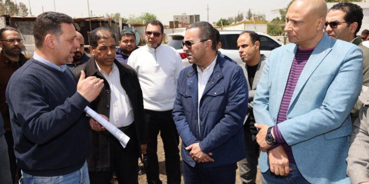 محافظ المنوفية يتفقد مشروعات «حياة كريمة» في أشمون