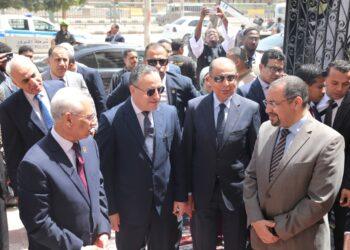 وزير التعليم العالي ومحافظ المنيا ورئيس جامعة المنيا يفتتحون ويتفقدون عددًا من المشروعات التعليمية والخدمية بجامعة المنيا بتكلفة 350 مليون جنيه