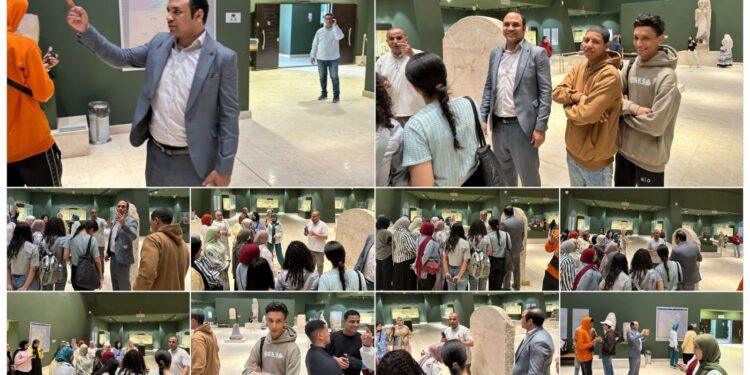 زيارة علمية لطلاب اللغة الإيطالية بجامعة سوهاج لتعزيز الوعي الثقافي والتاريخي