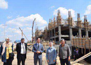 رئيس جامعة بنها يتفقد عدداً من المنشآت الجديدة بكفر سعد