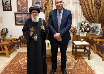 رئيس جامعة العريش يهنئ قداسة البابا تواضروس الثاني والإخوة الأقباط بمناسبة عيد القيامة المجيد .