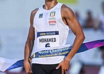 وزير الرياضة يهنيء معتز وائل بعد التتويج بذهبية كأس العالم للخماسى الحديث