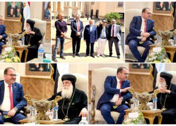 وفد “حماة الوطن” بالشيخ زايد يهنئ الأقباط بعيد القيامة المجيد ويؤكد دعم التماسك الوطني