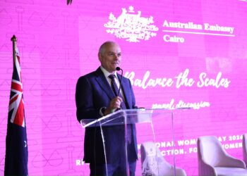 ننشر كلمة سفير أستراليا بمصر خلال احتفال اليوم العالمى للمرأة