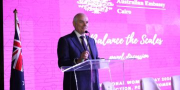 ننشر كلمة سفير أستراليا بمصر خلال احتفال اليوم العالمى للمرأة