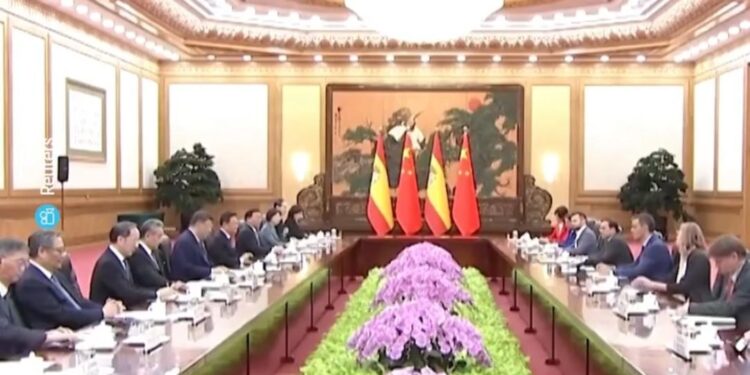 “لن نخضع لقانون الغاب”.. تصريح للرئيس الصيني خلال لقائه برئيس وزراء إسبانيا