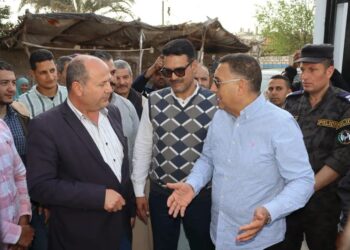 محافظ القليوبية يطلق التيار الكهربائي بمحطة صرف صحي “كفر النخلة” بطوخ