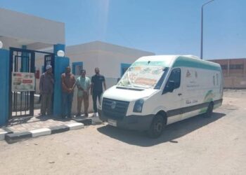 انطلاق فعاليات القافلة الطبية ضمن مبادرة رئيس الجمهورية “حياة كريمة” بقرية أم الحويطات جنوب مدينة سفاجا.