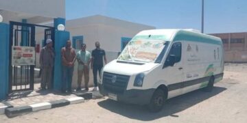 انطلاق فعاليات القافلة الطبية ضمن مبادرة رئيس الجمهورية “حياة كريمة” بقرية أم الحويطات جنوب مدينة سفاجا.