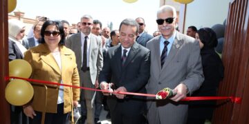 رئيس الجامعة والمحافظ يفتتحان المستشفى البيطري التعليمي بجامعة المنوفية الأهلية.