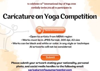 مسابقة “الكاريكاتير عن اليوجا” تحت رعاية سفارة الهند بمصر