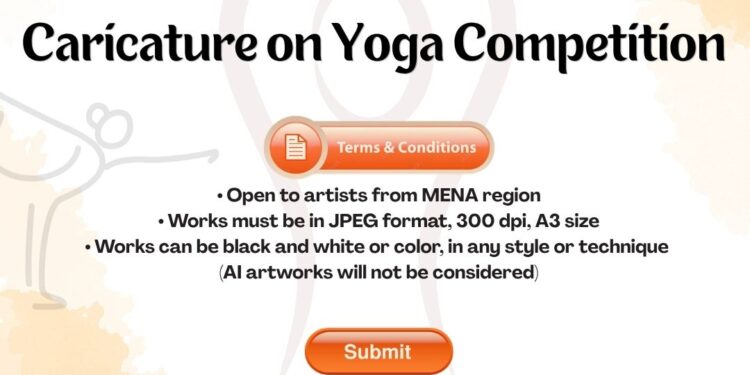مسابقة “الكاريكاتير عن اليوجا” تحت رعاية سفارة الهند بمصر