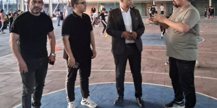 مدير عام الشباب والرياضة يتفقد تدريبات المشروع القومى للموهبة الحركية بالقليوبية