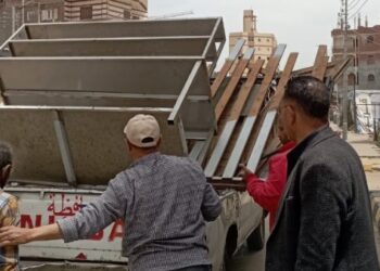 تحرير 54 محضر إشغال وإزالة فورية خلال حملات مكبرة بالشهداء والباجور وحى شرق شبين