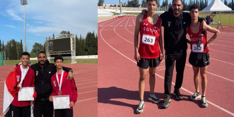 ألعاب القوي المصرية تواصل التألق وحصد الذهب في البطولة العربية للشباب بتونس